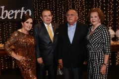 Sheila Wanderley, João Alberto, João Carlos Paes Mendonça e Auxiliadora. -  Foto: Bruna Costa/Esp. DP FOTO