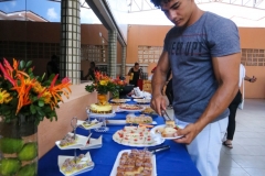 Aos sábados um café da manhã especial é oferecido