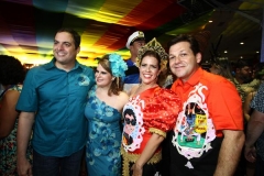 Paulo Camara, Ana Luiza, Cristina Mello e Geraldo Julio