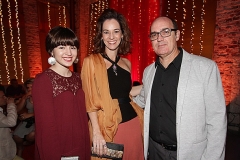 Sofia Branco, Paola Muniz e Max Branco.