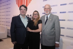 Oscar, Lara e Paulo Ventrilho