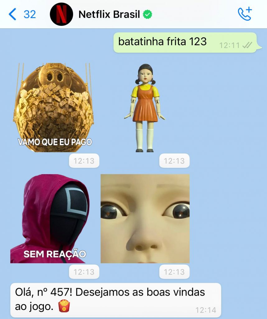 Como Pedir Figurinhas para NetFlix no WhatsApp 