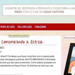 E não é que Luíza criou um blog…
