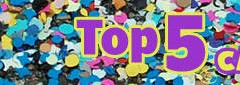 Top 5 das ladeiras na segunda-feira