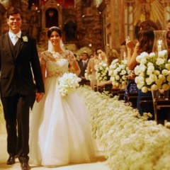 Recém-casados: Camila Coutinho e Diego Nunes