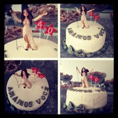 O bolo de aniversário de Ivete Sangalo