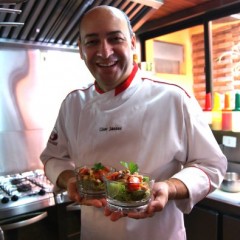 César Santos comanda time de chefs em aulas-show