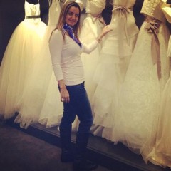 O vestido de noiva de Ju Cavalcanti