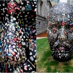 Público deve colar chiclete em escultura que ficará exposta em São Paulo