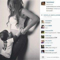 No Instagram, Messi anuncia que será pai novamente