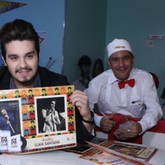 Luan Santana fez lançamento inusitado em São Paulo