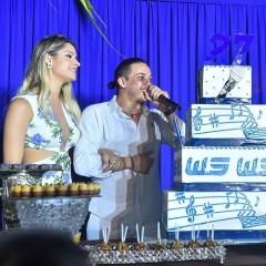 Wesley Safadão comemora aniversário com festão no Ceará