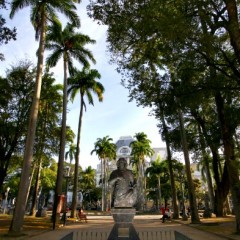 Cantata natalina, hoje, na Praça da República