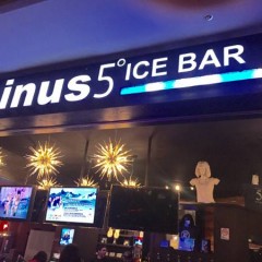 Um bar de gelo em Las Vegas
