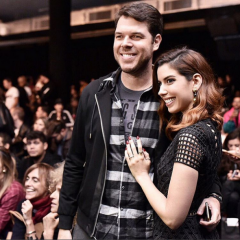 Camila Coutinho e Diego Nunes participam de ação de Dia dos Namorados