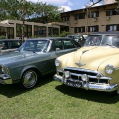 Reserva do Paiva sedia encontro de automóveis antigos