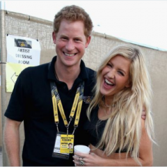 Principe Harry é visto aos beijos com Ellie Goulding