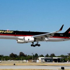 O atual avião de Donald Trump