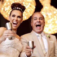 Casamento em clima de descontração