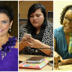 Mônica Silveira, Michelle Collins e Regina Célia participam de debate