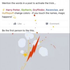 Facebook faz homenagem aos 20 anos de Harry Potter