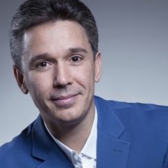 Felipe Carreras e a nova presidente da Compesa