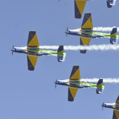 Esquadrilha da Fumaça se apresenta hoje no Marco Zero