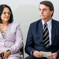 Damares Alves na posse como senador