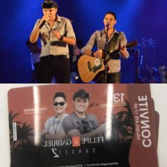 SORTEIO: DOIS pares de ingressos para o show de Felipe e Gabriel