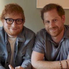 Príncipe Harry e Ed Sheeran fazem campanha sobre saúde mental