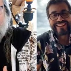 Padre Fábio de Melo e pastor Caio Fábio fazem live juntos