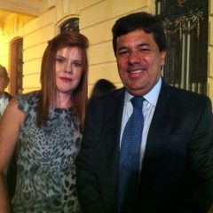 O aniversário de casamento de Taciana e José Mendonça Filho