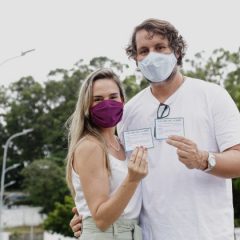 Isabella de Roldão, vice-prefeita do Recife, toma primeira dose contra a Covid-19