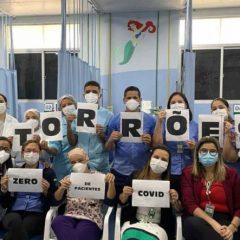 Ao celebrar zero pacientes com Covid, profissionais da UPA dos Torrões gravam vídeo emocionante