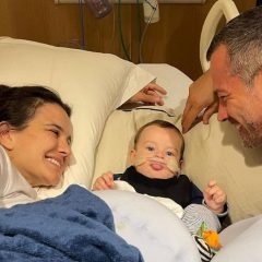 Kyra Gracie conta que filho pegou trauma de gente de branco após internação: “Apavorado”