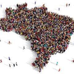 A população do Brasil e de Pernambuco