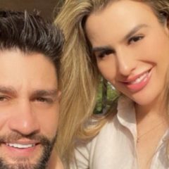 Cantor Munhoz ‘salva’ Fernanda Keulla de jacaré em visita ao Pantanal