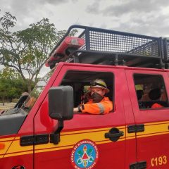 O bombeiro que encontro Marília Mendonça