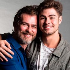 João e Rafael Vitti: pai e filho na vida real e nas telinhas