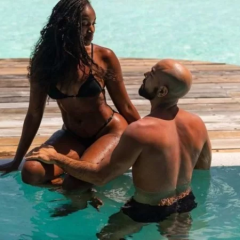 Iza passa férias românticas nas Maldivas ao lado do marido