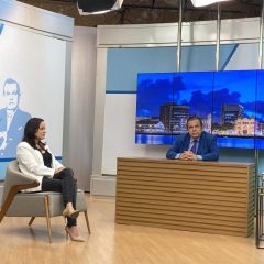 Maíra Fischer hoje na TV Tribuna