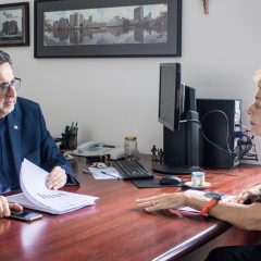 Laura Gomes na Secretaria de Direitos Humanos