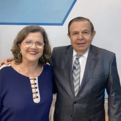 Teresa Leitão hoje na TV Tribuna