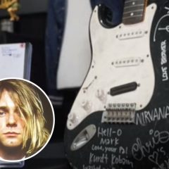 Guitarra destruída por Kurt Cobain vai a leilão e deve ser vendida por R$ 400 mil