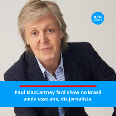Paul MacCartney fará show no Brasil ainda esse ano, diz jornalista