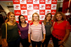 Gracilda Medeiros, Ana Carla, Nazinha Alves, Juliana Toscano e Ana Carolina Negromonte. Crédito: Marlon Diego/Esp.DP