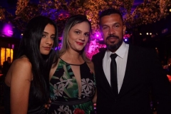 Catarina, Kelly e Daniel Soares. Crédito: Roberto Ramos/DP