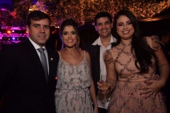 Evandro Lemos, Elaine Tavares, Frederico Azevedo e Bárbara Azevedo. Crédito: Roberto Ramos/DP