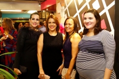 Patricia Maya ao lado da primeira dama Cristina Melo e amigas. Crédito: Marlon Diego/Esp.DP