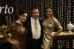 Sheila Wanderley, João Alberto  e sua sobrinha, Clara Sobral - Foto: Tarciso Augusto/ Esp. DP-Foto